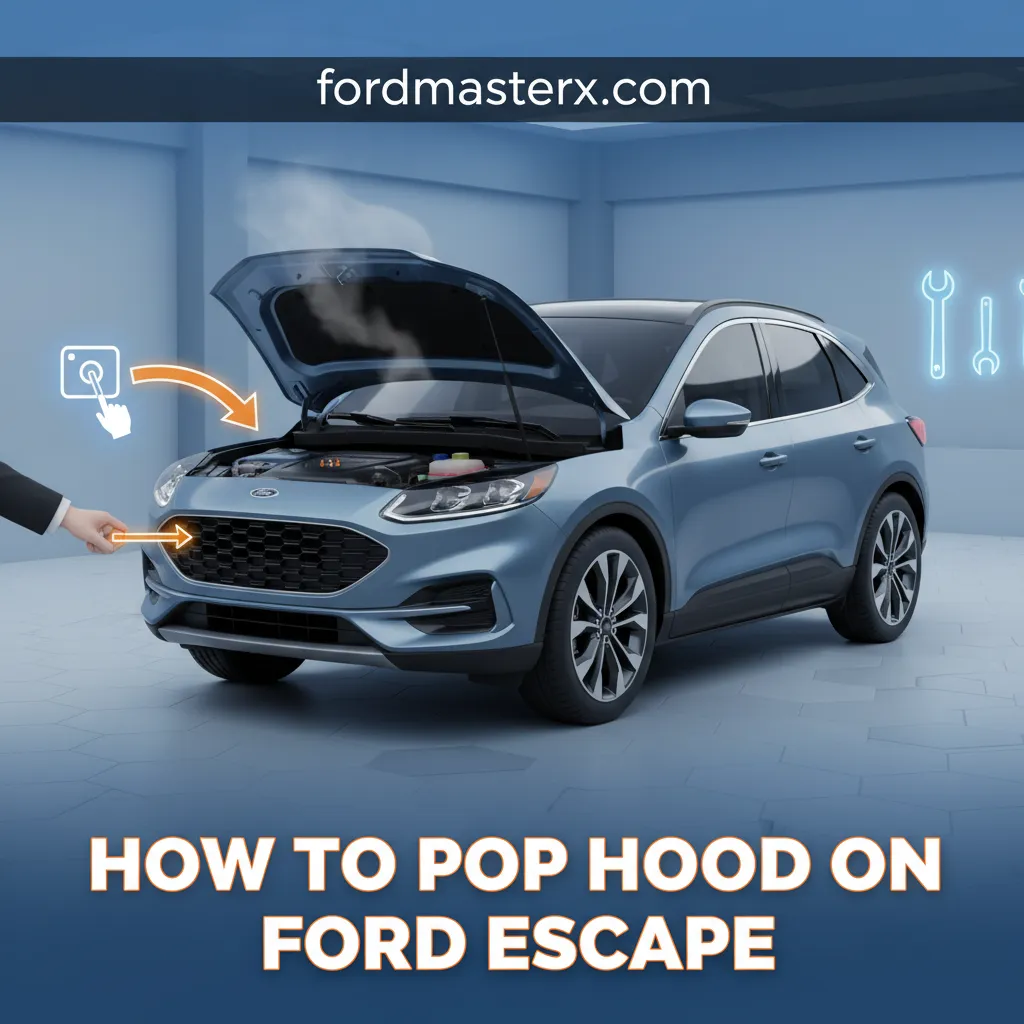 how to pop hood on ford escape