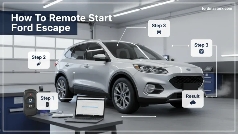How to Remote Start Ford Escape Step-by-Step Guide 2026