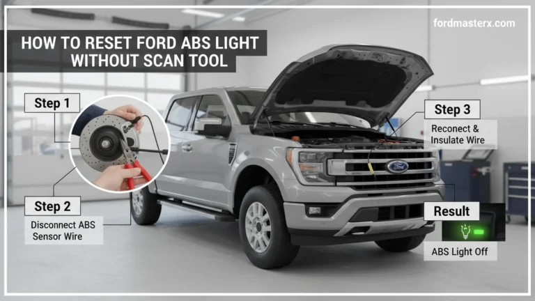 How To Reset Ford Abs Light Without Scan Tool Reset 2026