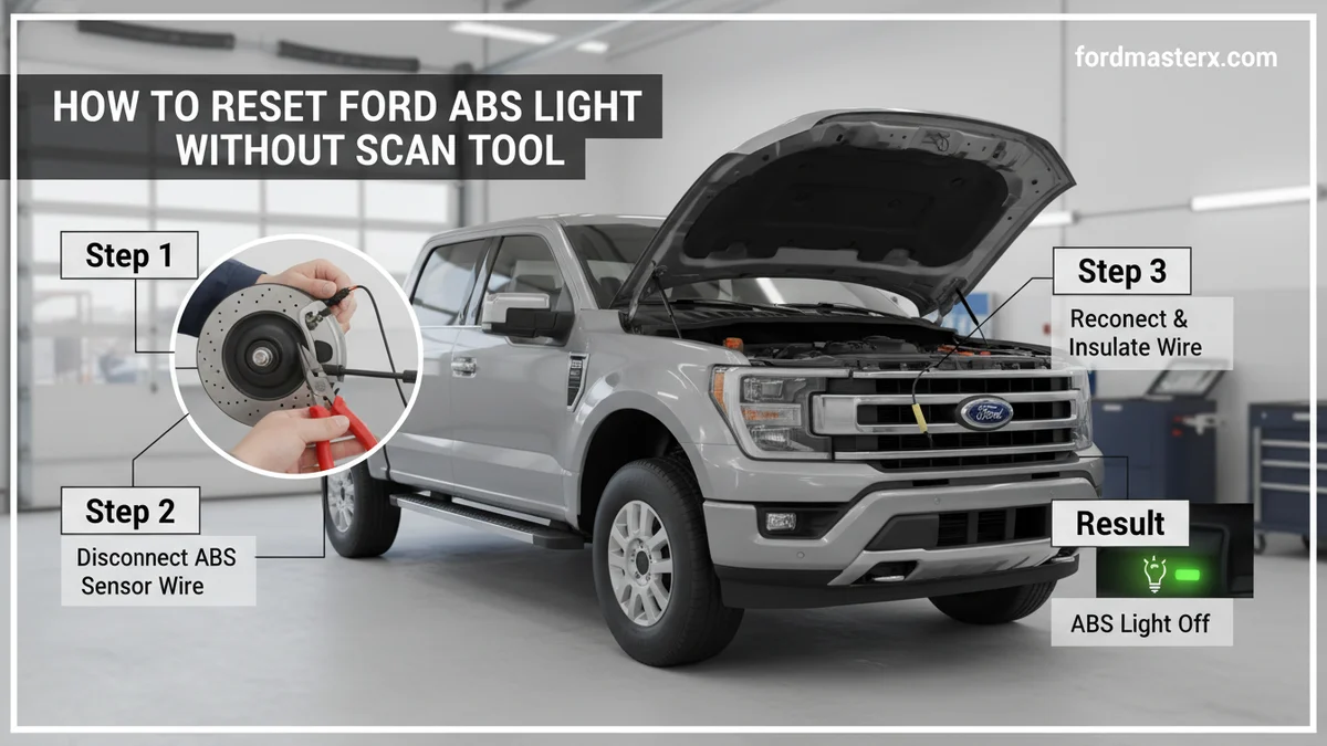 how to reset ford abs light without scan featured