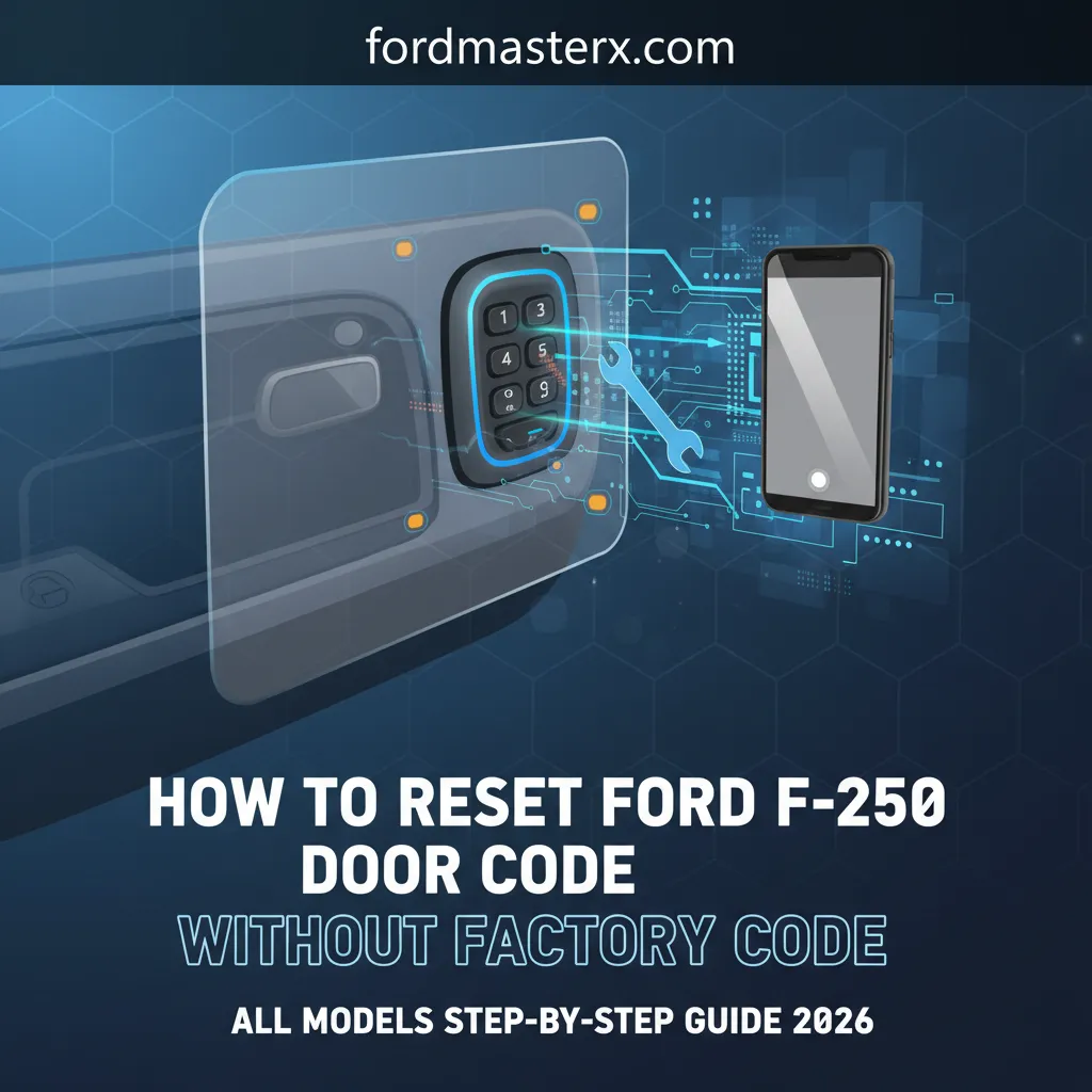 how to reset ford f250 door code without factory code