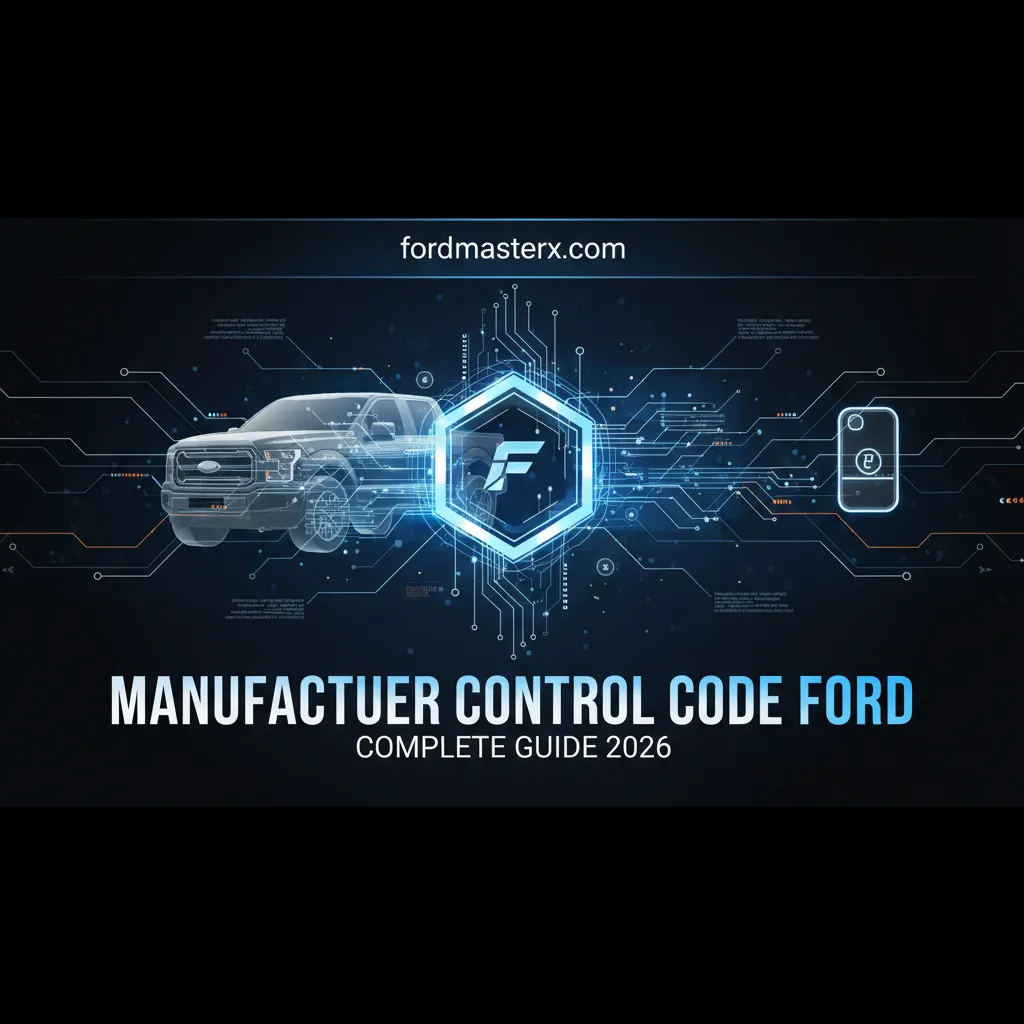 manufacturer control code ford