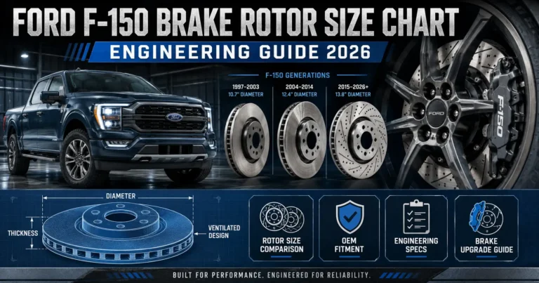 Ford F-150 Brake Rotor Size Chart