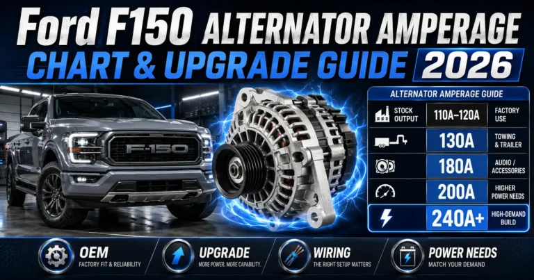 Ford F150 Alternator Amperage Chart & Upgrade Guide 2026