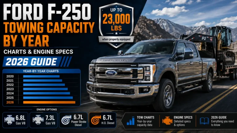 Ford F250 Towing Capacity By Year