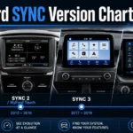 Ford SYNC Version Chart by Year