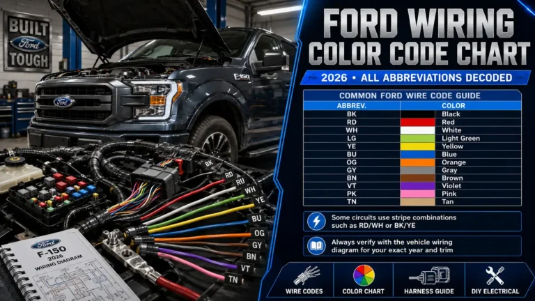 Ford Wiring Color Code Chart