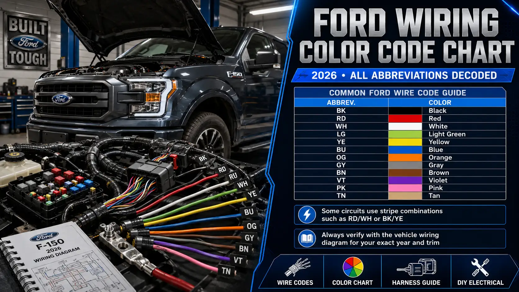 Ford Wiring Color Code Chart
