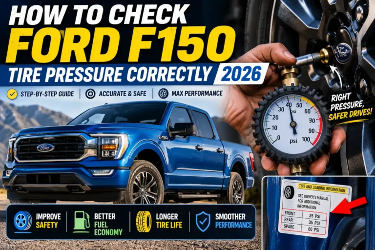 How To Check Ford F150 Tire Pressure Correctly 2026