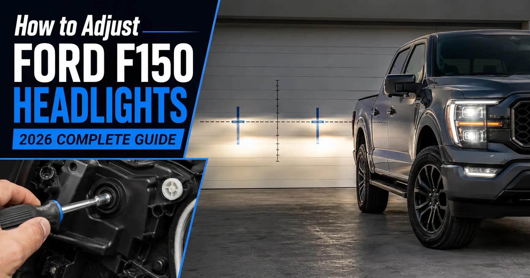How to Adjust Ford F150 Headlights