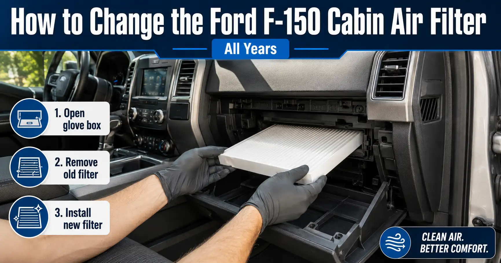How to Change the Ford F-150 Cabin Air Filter