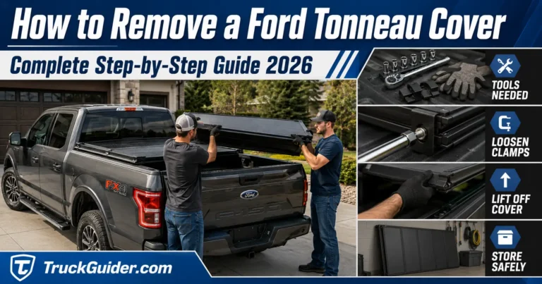 How to Remove a Ford Tonneau Cover