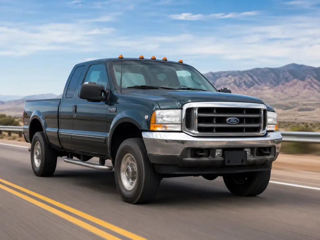 Ford 4R100 Shift Points Chart: 2026 All Years and Engines 2 1999 to 2003 Ford F-250 Super Duty illustrating the 4R100 shift points chart