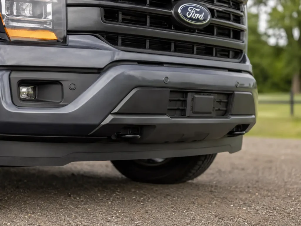 Ford F-150 front bumper radar sensor used to reset adaptive cruise control
