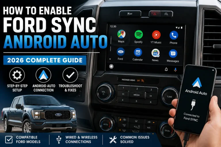 how to enable ford sync android auto