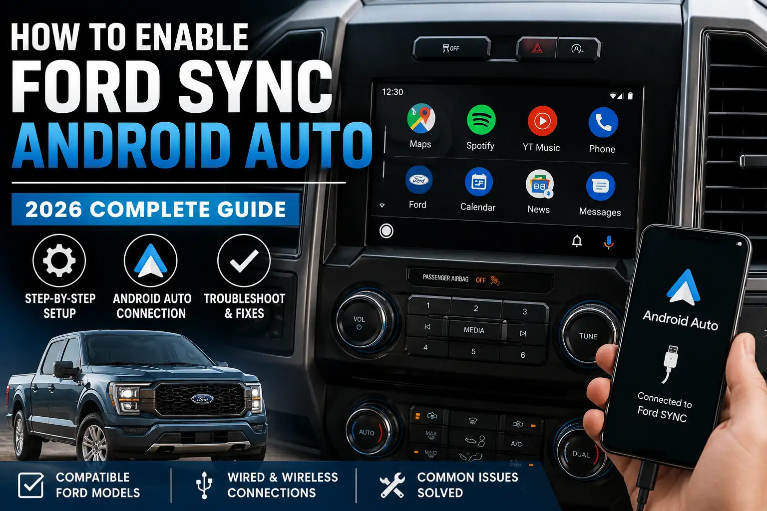 how to enable ford sync android auto