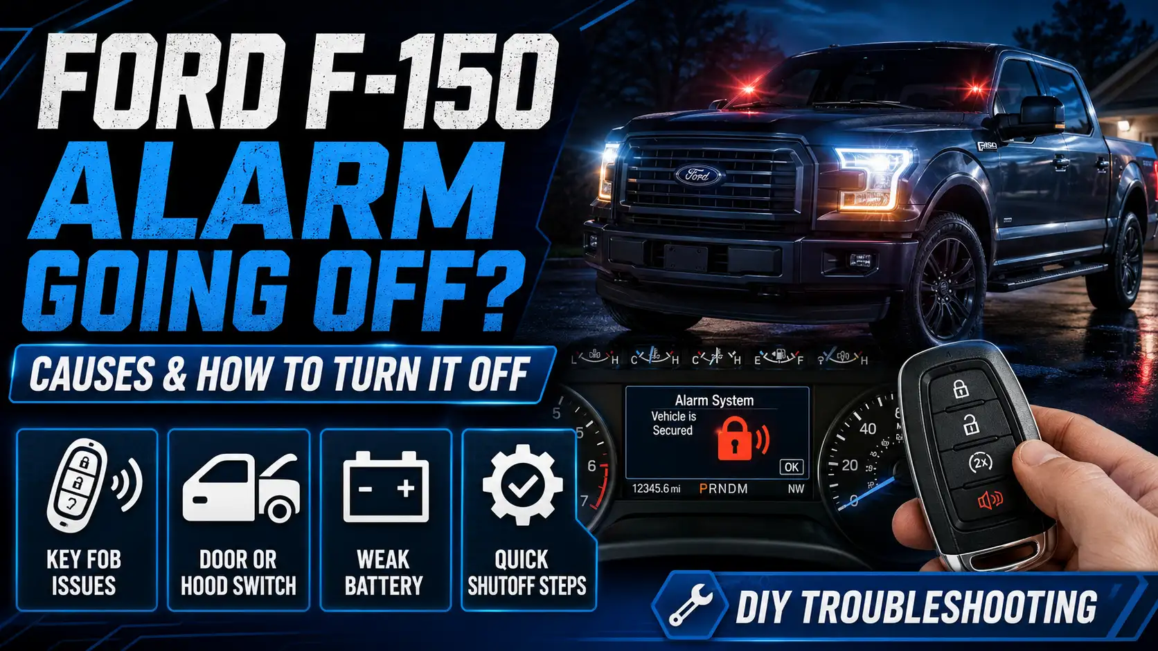 how to turn off ford f150 alarm