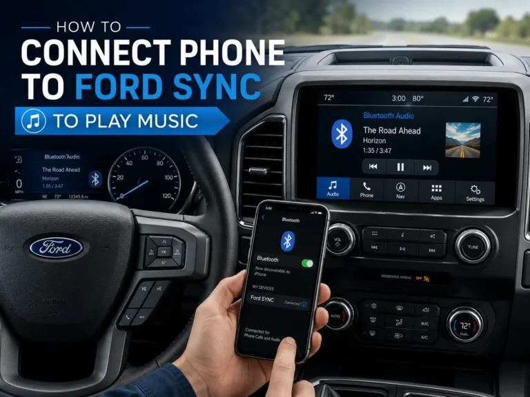 How to Connect Phone to Ford SYNC to Play Music (All Versions)