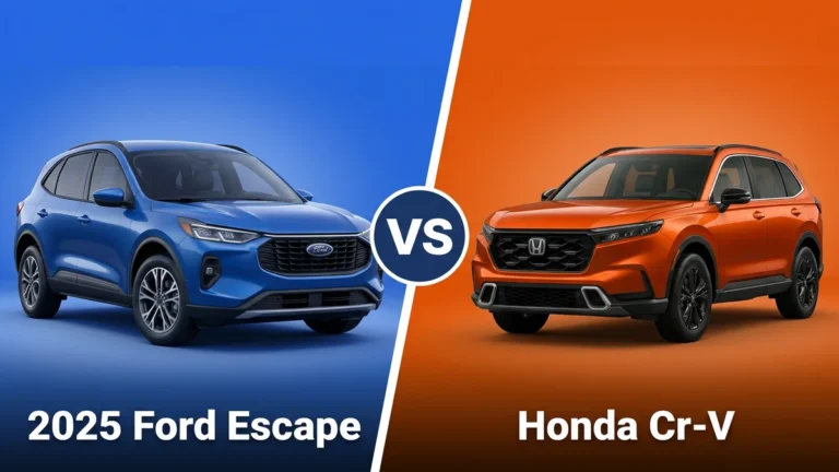 2025 Ford Escape vs Honda Cr-V (2026): Which Is Better? 43 2025 Ford Escape vs Honda Cr-V side-by-side comparison