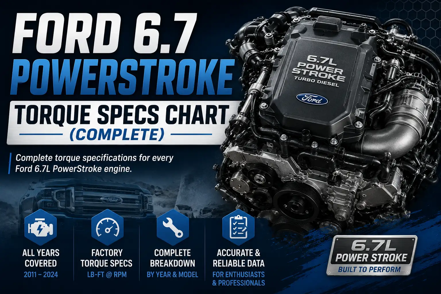 Ford 6.7 PowerStroke Torque Specs Chart