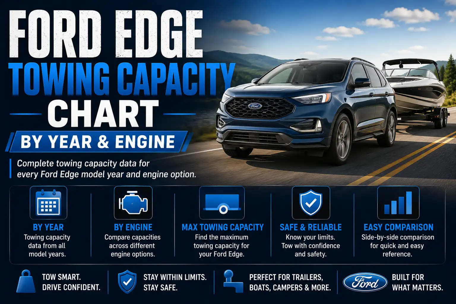 Ford Edge Towing Capacity Chart By Year & Engine