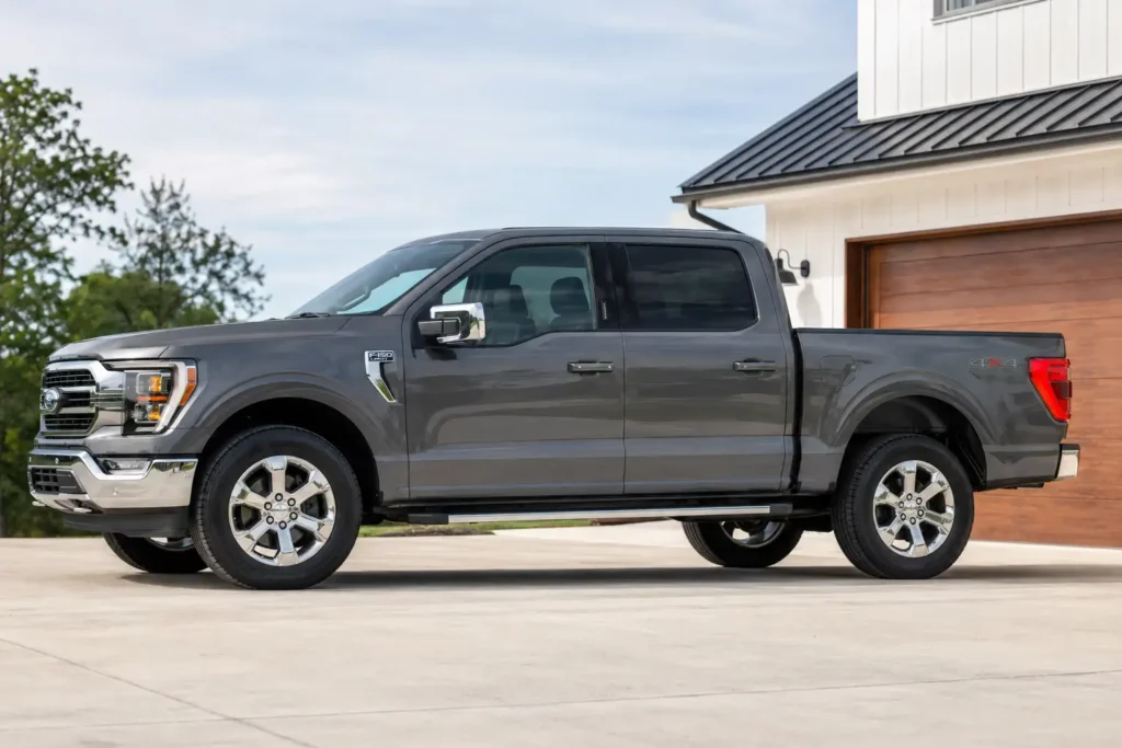 Ford Wheelbase Chart: Every Current Model (2011–2026) 2 Ford F-150 side profile showing truck wheelbase measurement