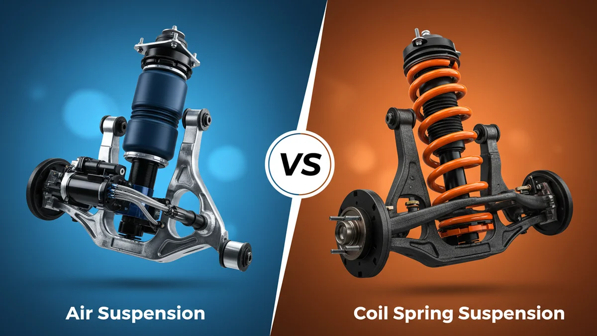 Air Suspension vs Coil Spring Suspension 2026: Which Is Better? 2 Air Suspension vs Coil Spring Suspension comparison