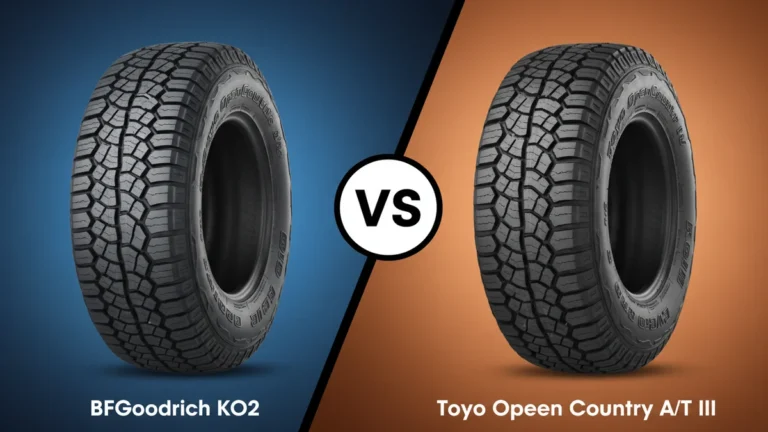 BFGoodrich KO2 vs Toyo Open Country A/T III side-by-side comparison