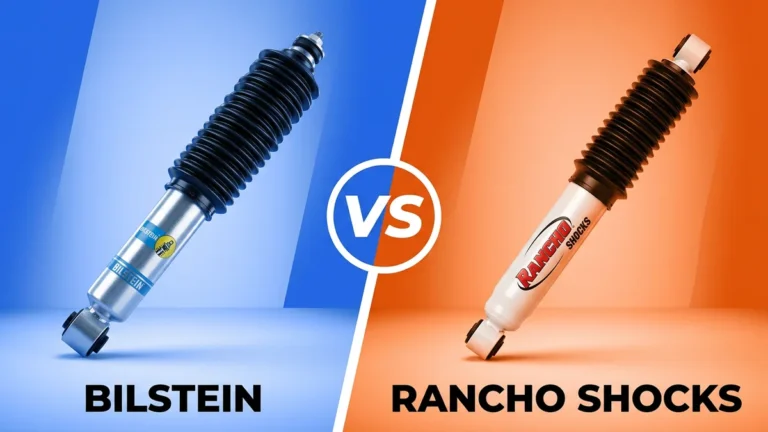 Bilstein vs Rancho Shocks side-by-side comparison
