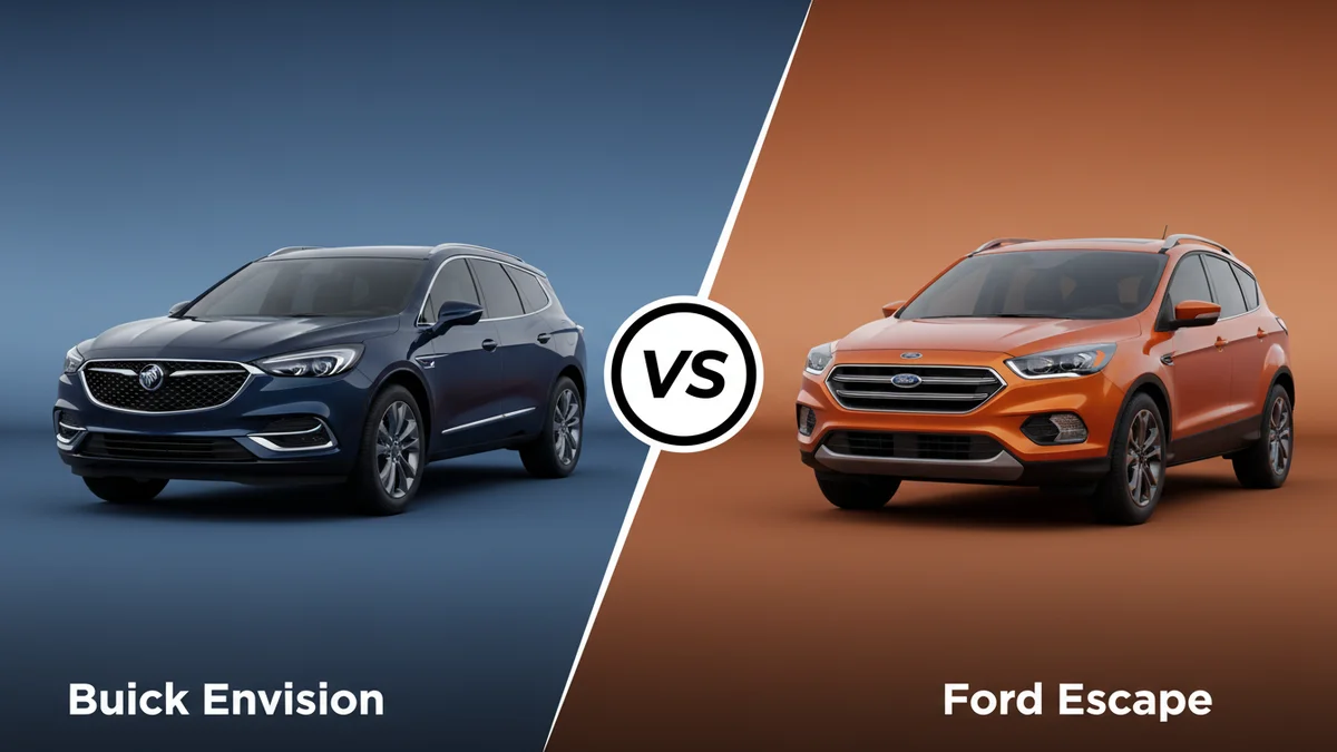 Buick Envision vs Ford Escape 2026: Which Is Better? 2 Buick Envision vs Ford Escape comparison
