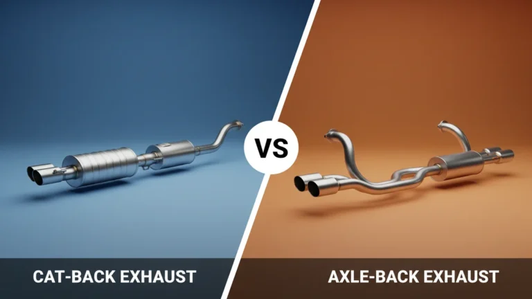 Cat-Back Exhaust vs Axle-Back Exhaust side-by-side comparison
