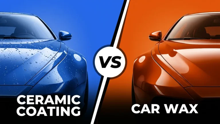 Ceramic Coating vs Car Wax side-by-side comparison