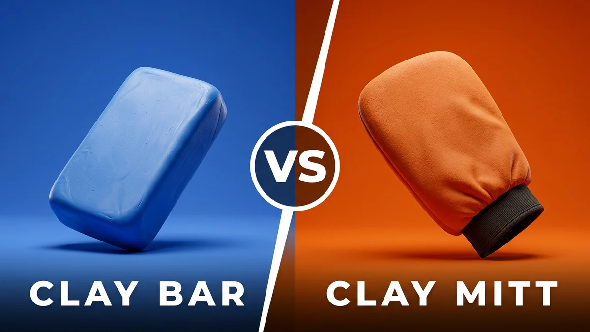 Clay Bar vs Clay Mitt 2026: Which Is Better for Detailing? 2 Clay Bar vs Clay Mitt comparison