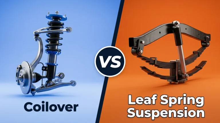 Coilover vs Leaf Spring Suspension side-by-side comparison