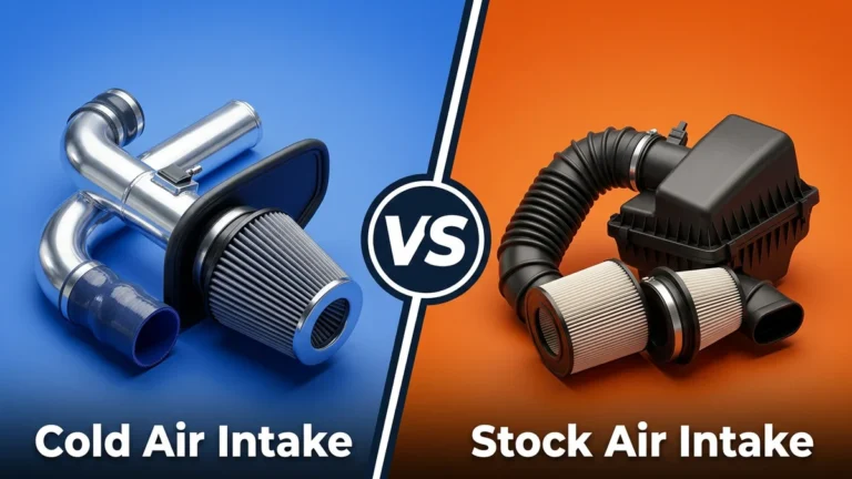 Cold Air Intake vs Stock Air Intake side-by-side comparison