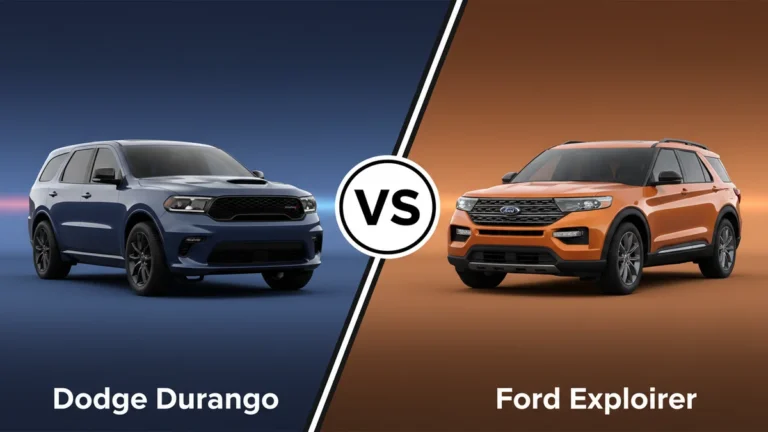 2026 Dodge Durango vs Ford Explorer: Which SUV Wins? 110 Dodge Durango vs Ford Explorer side-by-side comparison