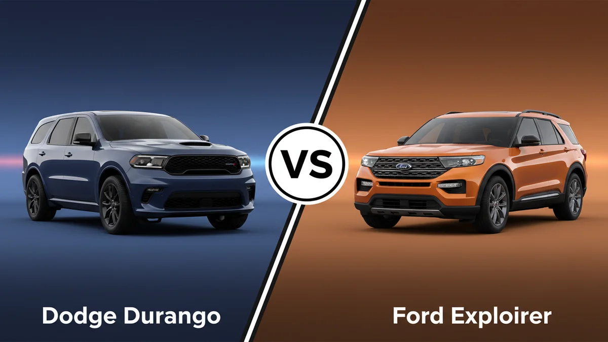 2026 Dodge Durango vs Ford Explorer: Which SUV Wins? 2 Dodge Durango vs Ford Explorer comparison