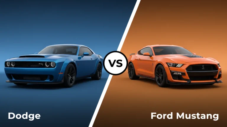 Dodge vs Ford Mustang 2026: Which Muscle Car is Better? 69 Dodge vs Ford Mustang side-by-side comparison