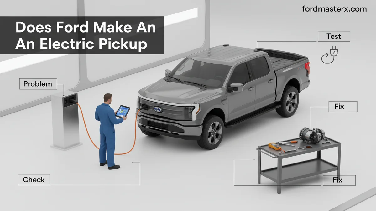 does ford make an electric pickup featured