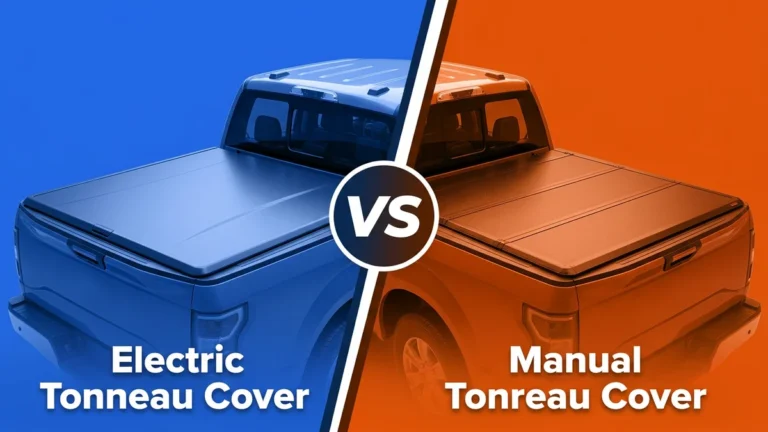 Electric Tonneau Cover vs Manual Tonneau Cover side-by-side comparison
