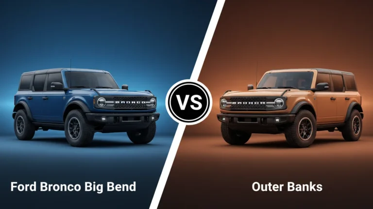Ford Bronco Big Bend vs Outer Banks 2026: Full Comparison 7 Ford Bronco Big Bend vs Outer Banks side-by-side comparison