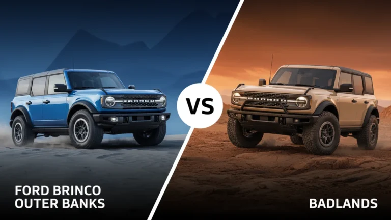 2026 Ford Bronco Outer Banks vs Badlands: Full Comparison 16 Ford Bronco Outer Banks vs Badlands side-by-side comparison