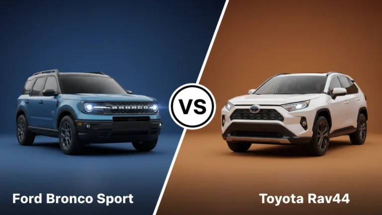 Ford Bronco Sport vs Toyota Rav4 2026: Full Comparison 6 Ford Bronco Sport vs Toyota Rav4 side-by-side comparison