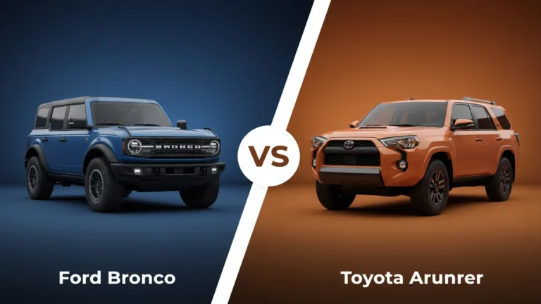 2026 Ford Bronco vs Toyota 4Runner: Full Comparison - Which Is Better? 77 Ford Bronco vs Toyota 4Runner side-by-side comparison