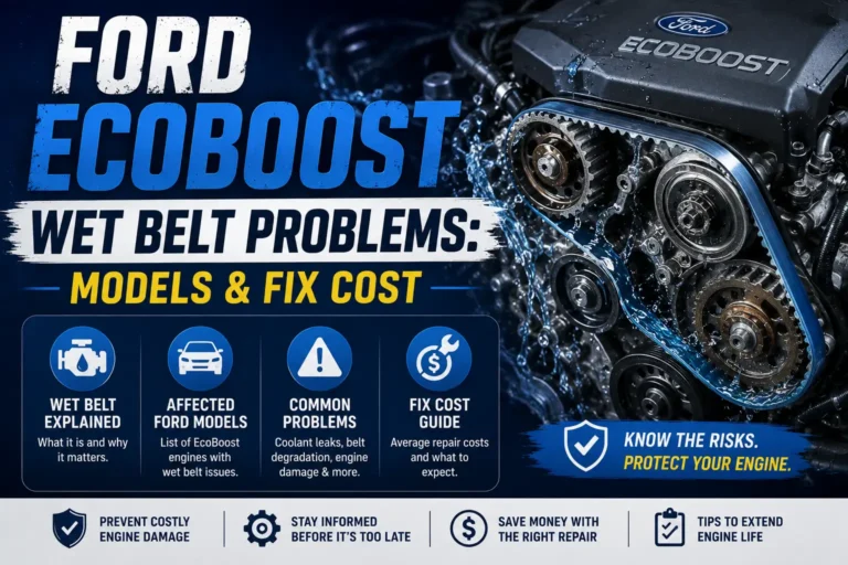 ford ecoboost wet belt problems