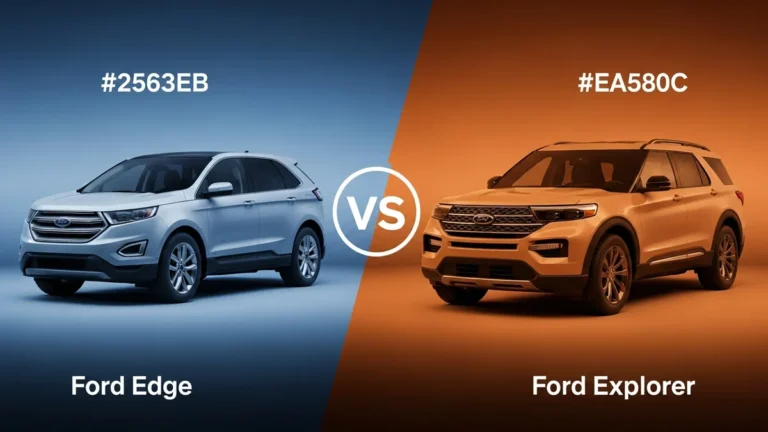 Ford Edge vs Ford Explorer 2026: Which SUV Is Better? 47 Ford Edge vs Ford Explorer side-by-side comparison