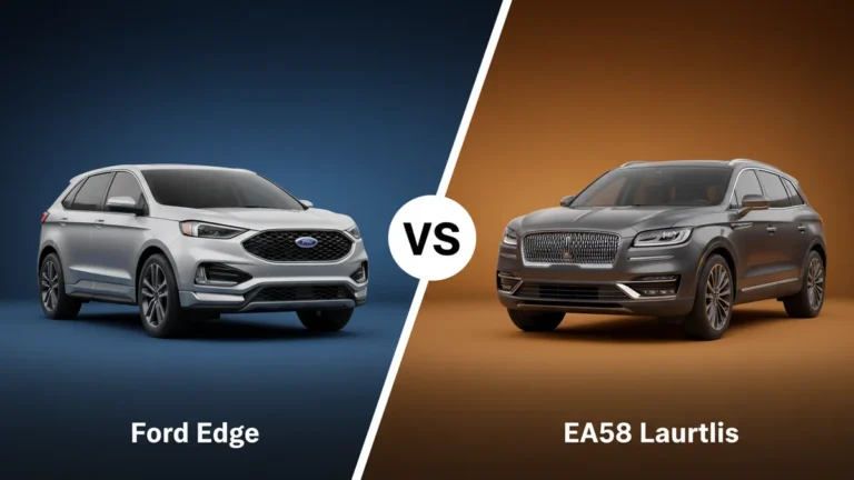Ford Edge vs Lincoln Nautilus side-by-side comparison