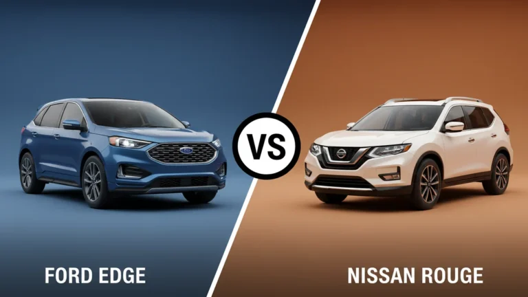 Ford Edge vs Nissan Rogue side-by-side comparison