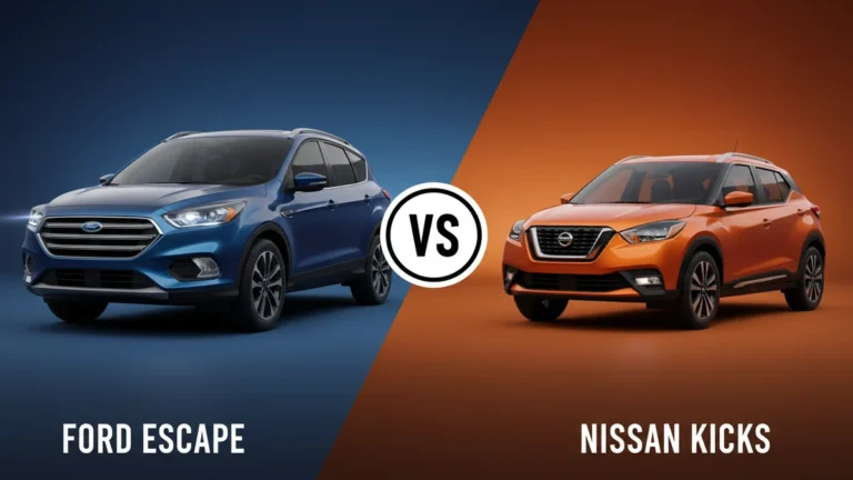 Ford Escape vs Nissan Kicks 2026: Which Compact SUV is Better? Full Comparison 37 Ford Escape vs Nissan Kicks side-by-side comparison