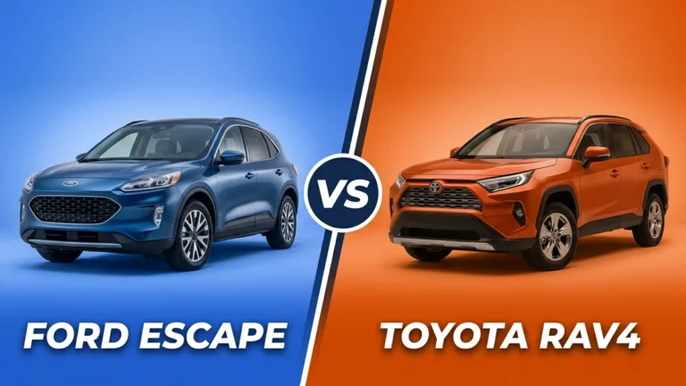 2026 Ford Escape vs Toyota Rav4: Which Is Better? Full Comparison 109 Ford Escape vs Toyota Rav4 side-by-side comparison